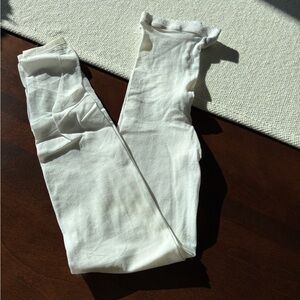 Wolford White Footless Tights